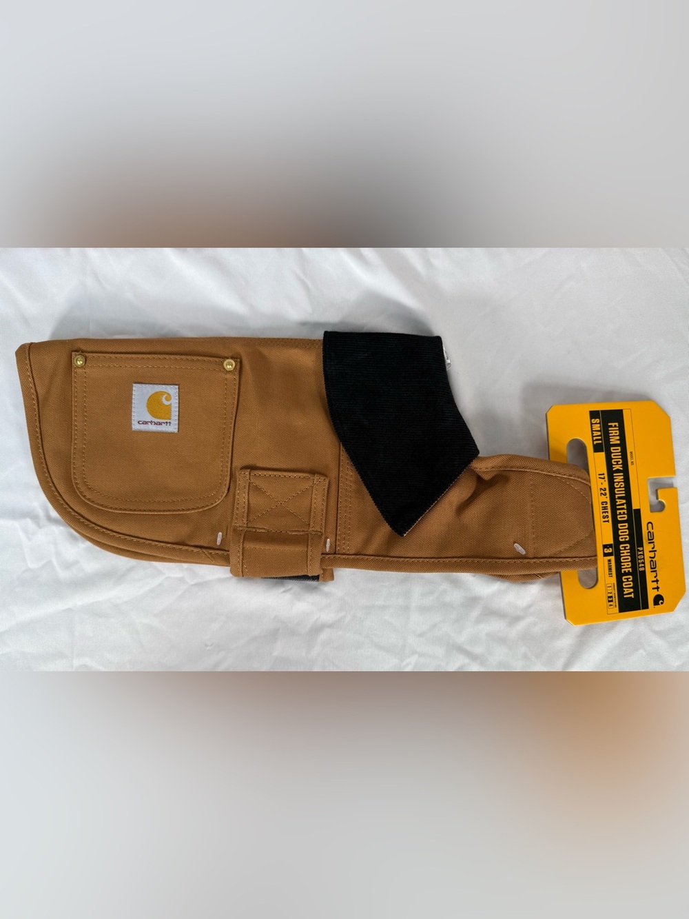 NEW NWT Carhartt Firm Duck Insulated Dog Chore Canvas Coat Jacket Size Small